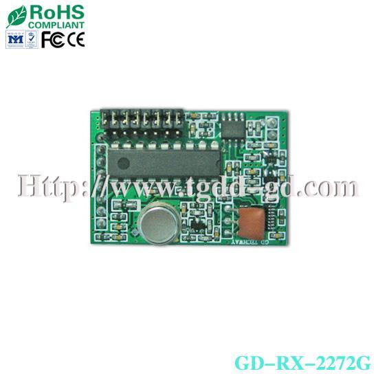 GD-RX-2272G，供应超外差带解码固定码接收模块